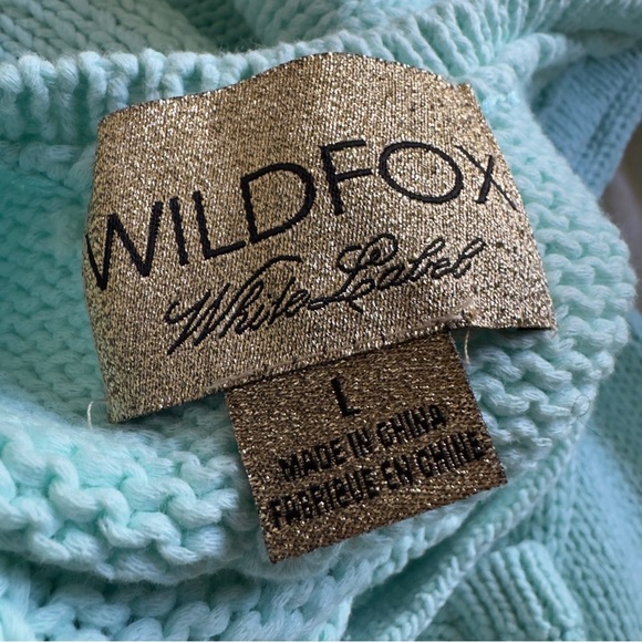 NWT Wildfox Zooby Zoo Oversized 100% Cotton Sweater L - Picture 7 of 8